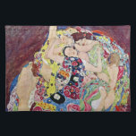 Maiden (Maagd), Gustav Klimt,  Art Nouveau Placemat<br><div class="desc">De Maiden (ook bekend als The Virgin) (1913) van Gustav Klimt is een schilderij van het Victoriaans ERA Art Nouveau-symboliek. Verschillende vrouwen die in een bed met kleurrijke mozaïekpatroondekens paaien, stretchen en slapen. Over de kunstenaar: Gustav Klimt (1862-1918) was een Oostenrijkse symbolistische schilder en een van de meest prominente leden...</div>
