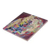 Maiden (Maagd), Gustav Klimt,  Art Nouveau Tegeltje (Zijkant)