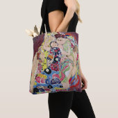 Maiden (Maagd), Gustav Klimt,  Art Nouveau Tote Bag (Dichtbij)