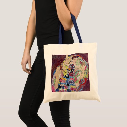 Maiden (Maagd), Gustav Klimt, Art Nouveau Tote Bag (Voorkant (product))