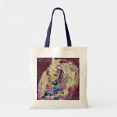 Maiden (Maagd), Gustav Klimt, Art Nouveau Tote Bag (Voorkant)