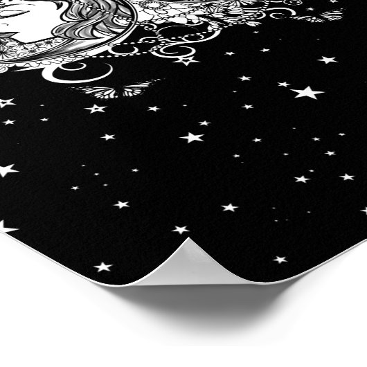 Maiden Moeder Crone - Triple Moon Poster (Hoek)