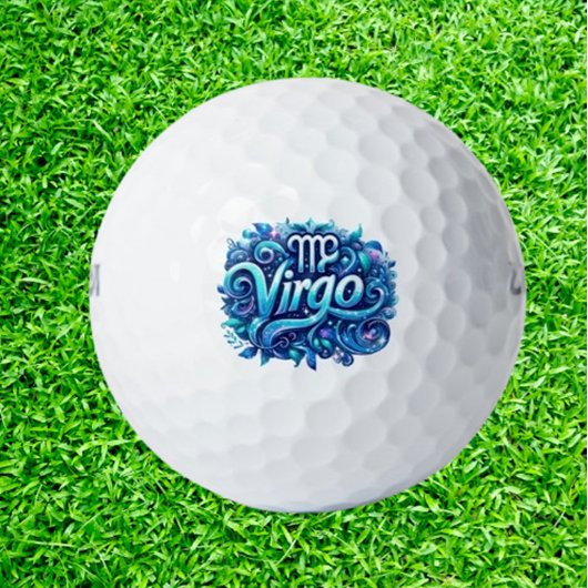 Maiden vieren golfballen