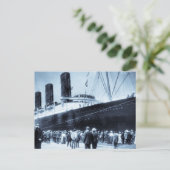 Maiden Voyage of RMS Lusitania, 13 september 1907 Briefkaart (Staand voorkant)