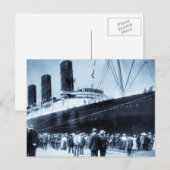 Maiden Voyage of RMS Lusitania, 13 september 1907 Briefkaart (Voorkant / Achterkant)