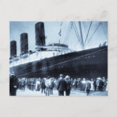 Maiden Voyage of RMS Lusitania, 13 september 1907 Briefkaart (Voorkant)