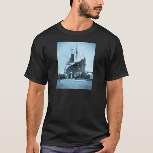 Maiden Voyage of RMS Lusitania, 13 september 1907 T-shirt (Voorkant)