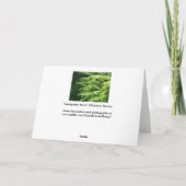 Maidenhair Ferns Vaderdag Kaart (Achterkant)