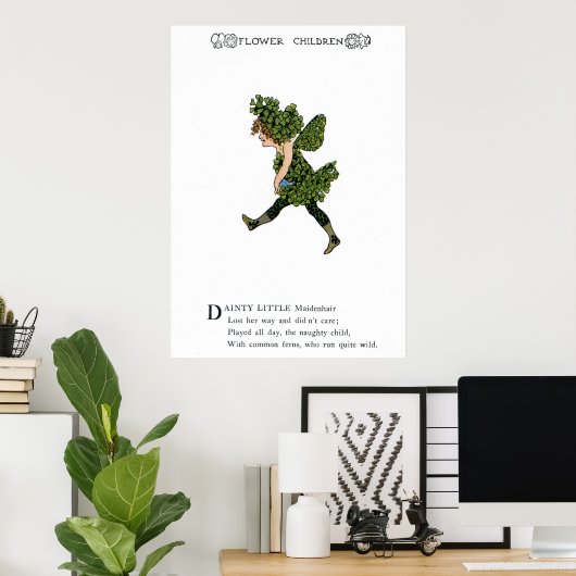 Maidenhair Poster (Thuiskantoor)