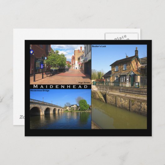 Maidenhead Briefkaart (Voorkant / Achterkant)