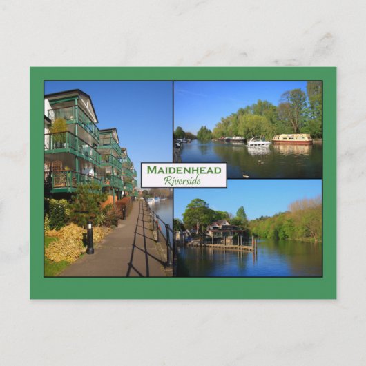 Maidenhead Riverside Briefkaart (Voorkant)