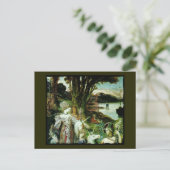 Maidens en Unicorns Briefkaart (Staand voorkant)