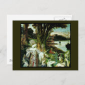 Maidens en Unicorns Briefkaart (Voorkant / Achterkant)