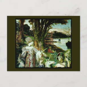 Maidens en Unicorns Briefkaart