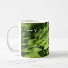 Maiden's Hair Fern Close-up Koffiemok