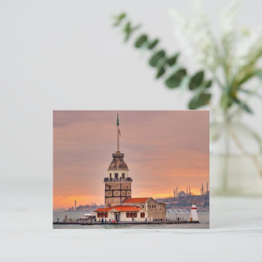 Maiden's Tower Briefkaart (Staand voorkant)