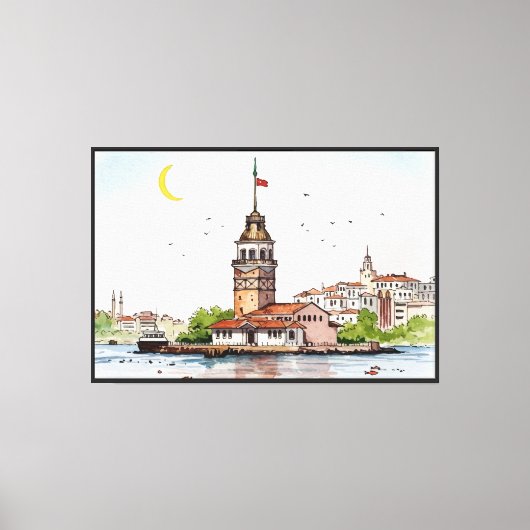Maidentoren Canvas Afdruk (Voorkant)