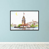 Maidentoren Canvas Afdruk (Insitu (Houten vloer))