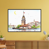 Maidentoren Canvas Afdruk (Insitu (Woonkamer))