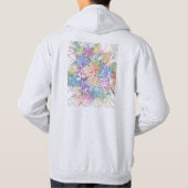 Maiduguri Nigeria City Map Hoodie (Achterkant)
