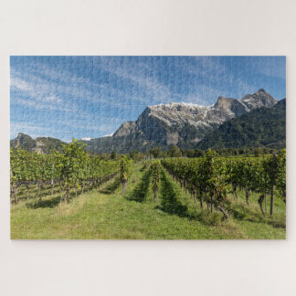 Maienfeld Graubünden Zwitserland Wijngaarden Legpuzzel