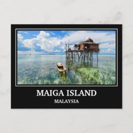 Maiga Island Maleisië Briefkaart