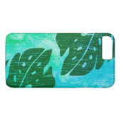 Maikai Hawaïaanse Monstera Blad Tie-Dye Blend Case-Mate iPhone Case (Achterkant (Horizontaal))