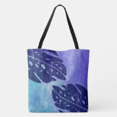 Maikai Hawaiian Monstera Leaf Stropdas-Dye Beach t Tote Bag (Achterkant)