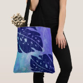 Maikai Hawaiian Monstera Leaf Stropdas-Dye Beach t Tote Bag (Dichtbij)