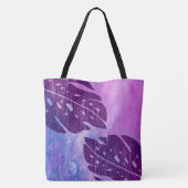 Maikai Hawaiian Monstera Leaf Stropdas-Dye Beach t Tote Bag (Achterkant)