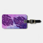 Maikai Hawaiian Monstera Leaf Stropdas-Dye Blend Bagagelabel (Voorkant horizontaal)