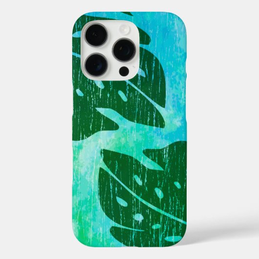 Maikai Hawaiian Monstera Leaf Stropdas-Dye Blend G Case-Mate iPhone Case (Achterkant)