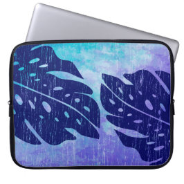 Maikai Hawaiian Monstera Leaf Stropdas-Dye Wetsuit Laptop Sleeve