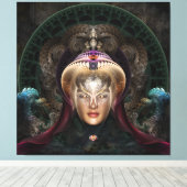 Maikia - Het Mystic Guardian Canvas (Insitu (Houten vloer))