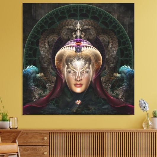 Maikia - Het Mystic Guardian Canvas (Insitu (Woonkamer))