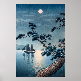 Maiko Beach door Tsuchiya Koitsu Poster