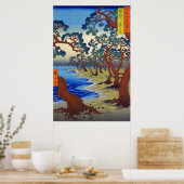 Maiko Beach Harima Province Utagawa Hiroshige Post Poster (Keuken)