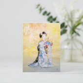 Maiko Girl-2 Briefkaart (Staand voorkant)