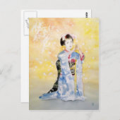 Maiko Girl-2 Briefkaart (Voorkant / Achterkant)