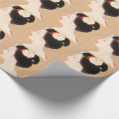 Maiko japans meisje in kimono dame geisha cadeaupapier (Hoek)