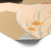 Maiko Japans meisje in kimono dame geisha Poster (Hoek)