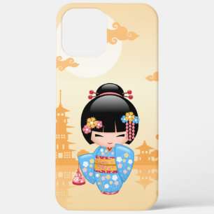 Maiko Kokeshi Doll - Cute Japanese Geisha Girl Case-Mate iPhone Case