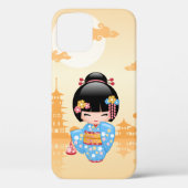 Maiko Kokeshi Doll - Cute Japanese Geisha Girl Case-Mate iPhone Case (Achterkant)