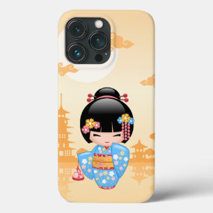 Maiko Kokeshi Doll - Cute Japanese Geisha Girl Case-Mate iPhone Case