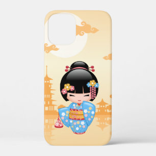 Maiko Kokeshi Doll - Cute Japanese Geisha Girl Case-Mate iPhone Case
