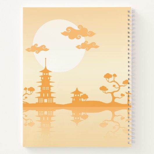 Maiko Kokeshi Doll - Cute Japanese Geisha Girl Notitieboek (Achterkant)