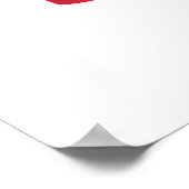 Maiko Kokeshi Doll - Cute Japanese Geisha Girl Poster (Hoek)