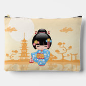 Maiko Kokeshi Doll Schattige Japans Geisha Gegeel Etui (Voorkant)