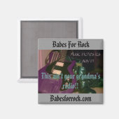 mail, babes voor rock, Babesforrock.com, deze ai.. Magneet (Voorkant / Achterkant)