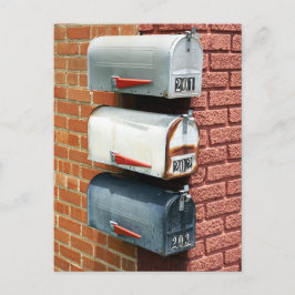 MAIL BOX POST BOX POSTCROSSING BRIEFKAART